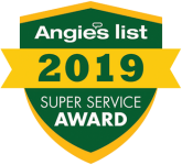 Angies List SUPER SERVICE AWARD 2019