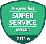 Angies List SUPER SERVICE AWARD 2016